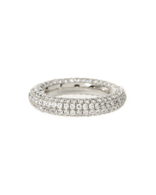 Pave Amalfi Ring - Silver | Plated Silver