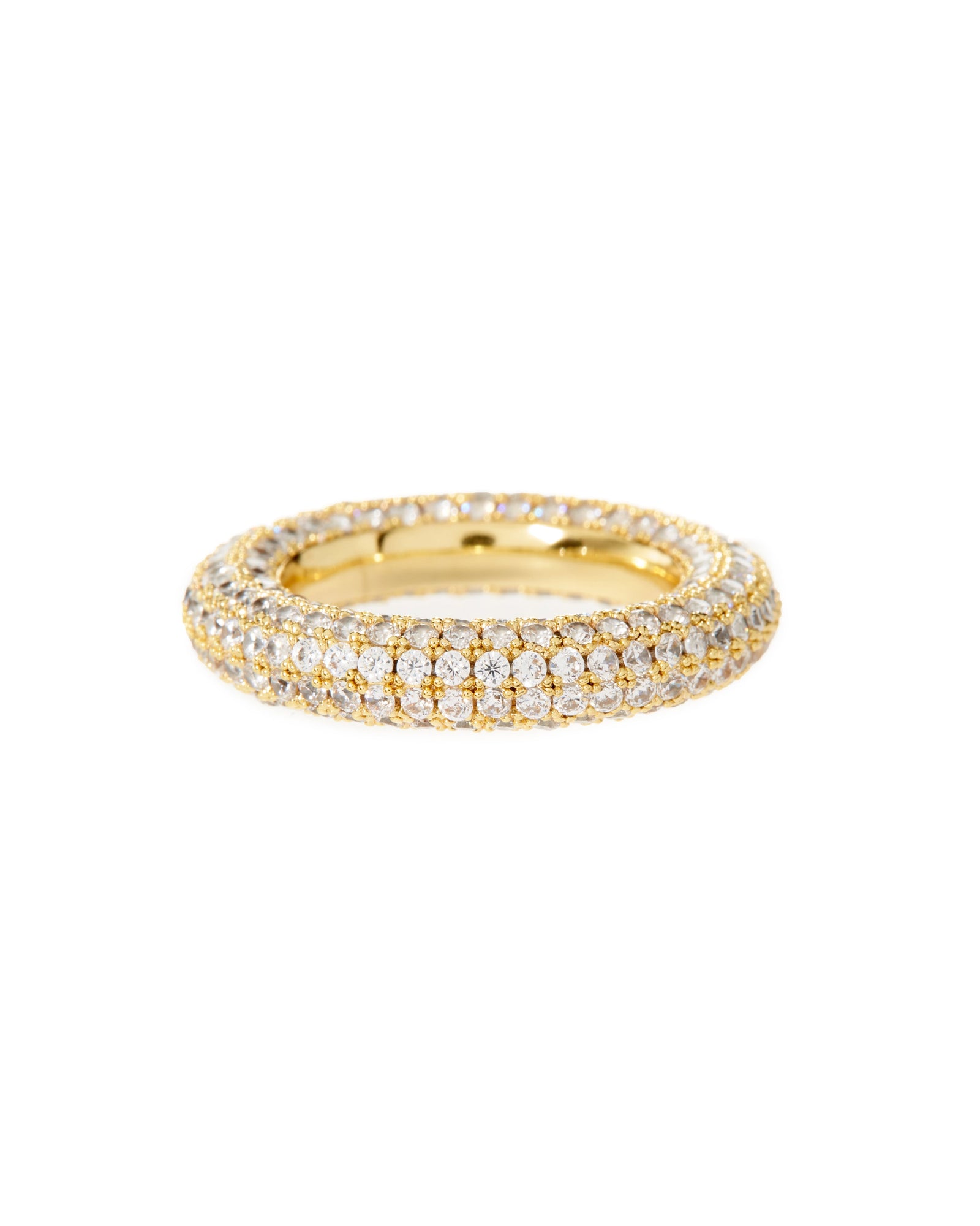 Pave Amalfi Ring - Gold | Plated Gold