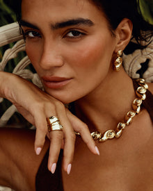 The Palma Ring Set | Set of 3 Rings | Gold