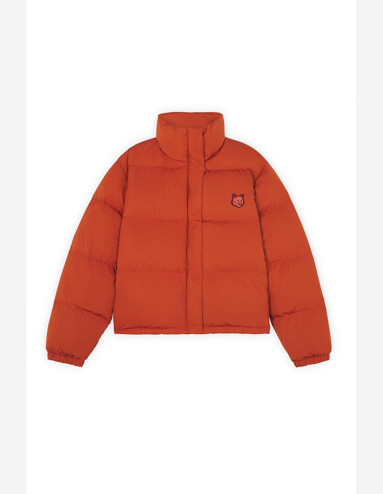 Maison Kitsune | Womens | Bold Fox Head Patch Nylon Cropped Maison Kitsune | Womens | Bold Fox Head Patch Nylon Cropped