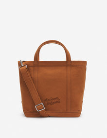 Womens | Fox Head Woven Logo Canvas Tote Bag - Small | Fawn Brown