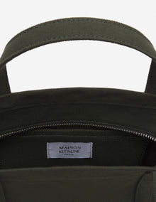 Womens | Fox Head Woven Logo Canvas Tote Bag - Small | Ranger Green