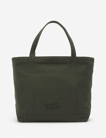 Womens | Fox Head Woven Logo Canvas Tote Bag - Large | Ranger Green
