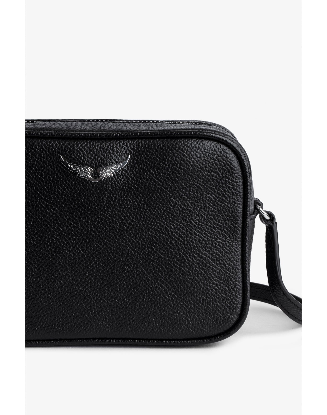 Women | Xs Boxy Wings Grained Leather | Noir