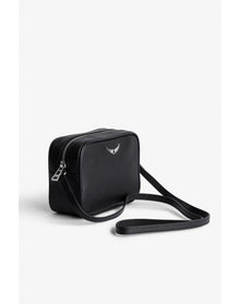 Women | Xs Boxy Wings Grained Leather | Noir