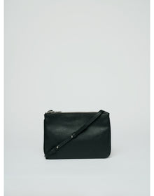 Women | Duo Wings Grained Leather | Black