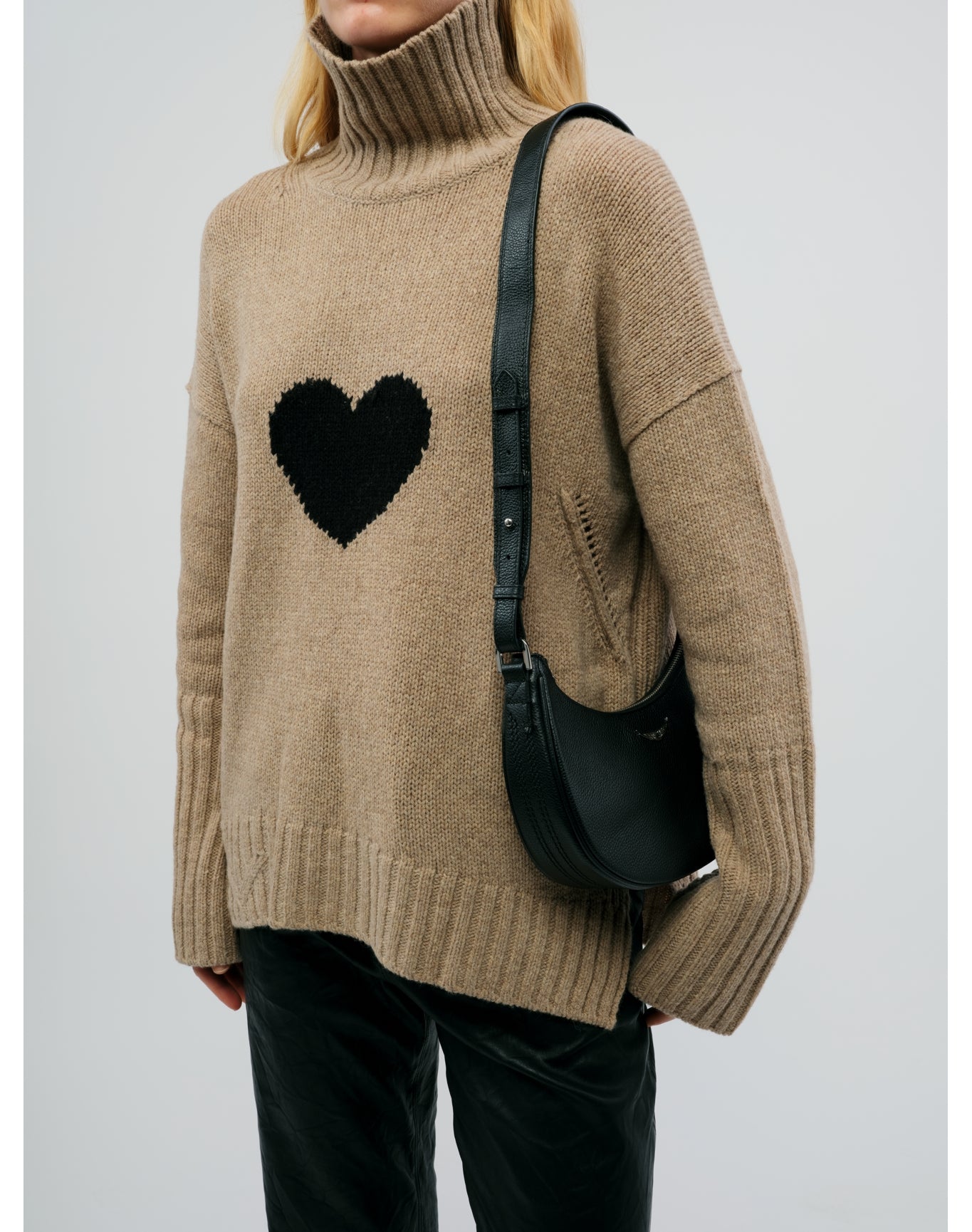 Women | Moonvibe Grained Leather | Black