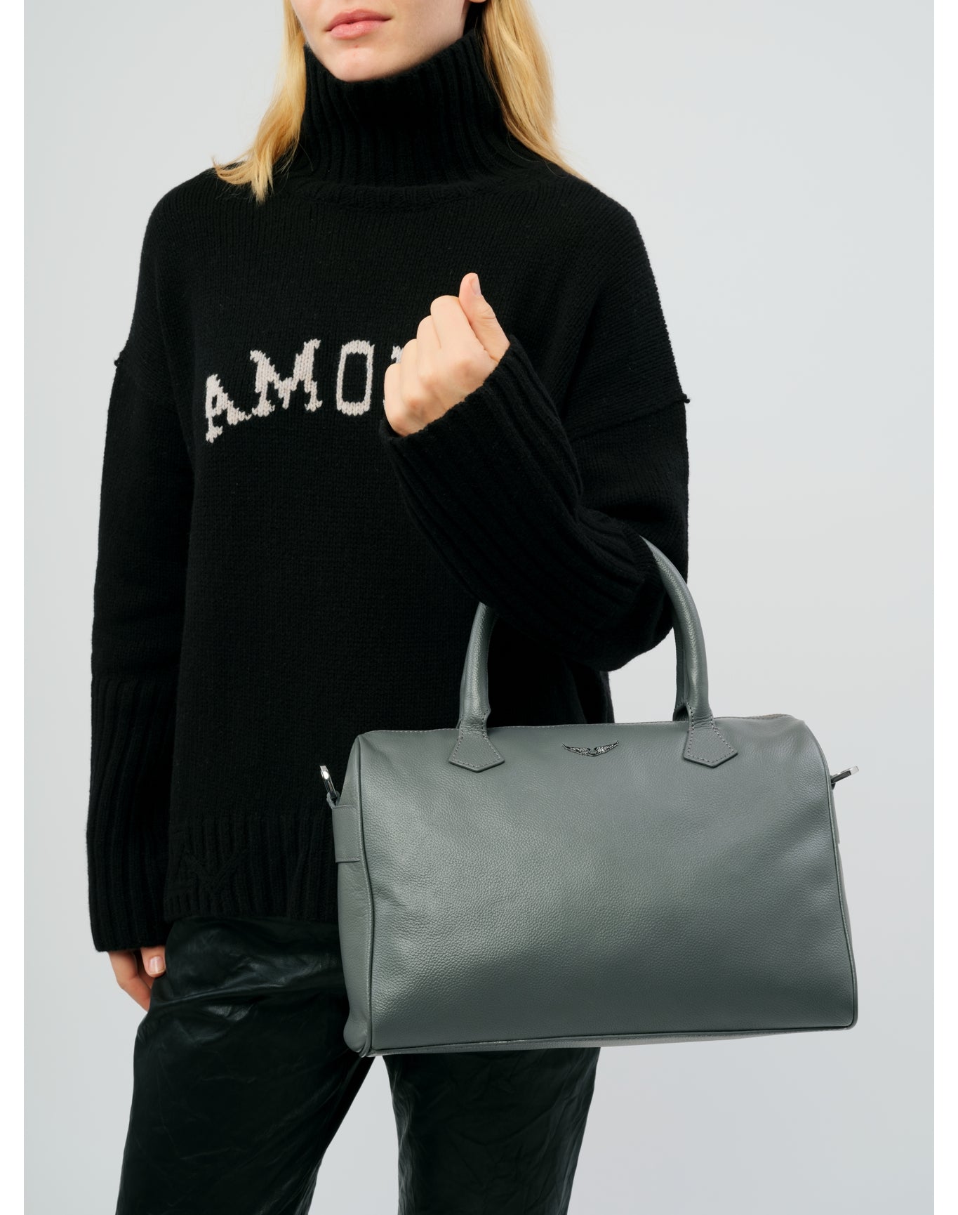 Women | Sunny Medium Wings Grained Leather | Road