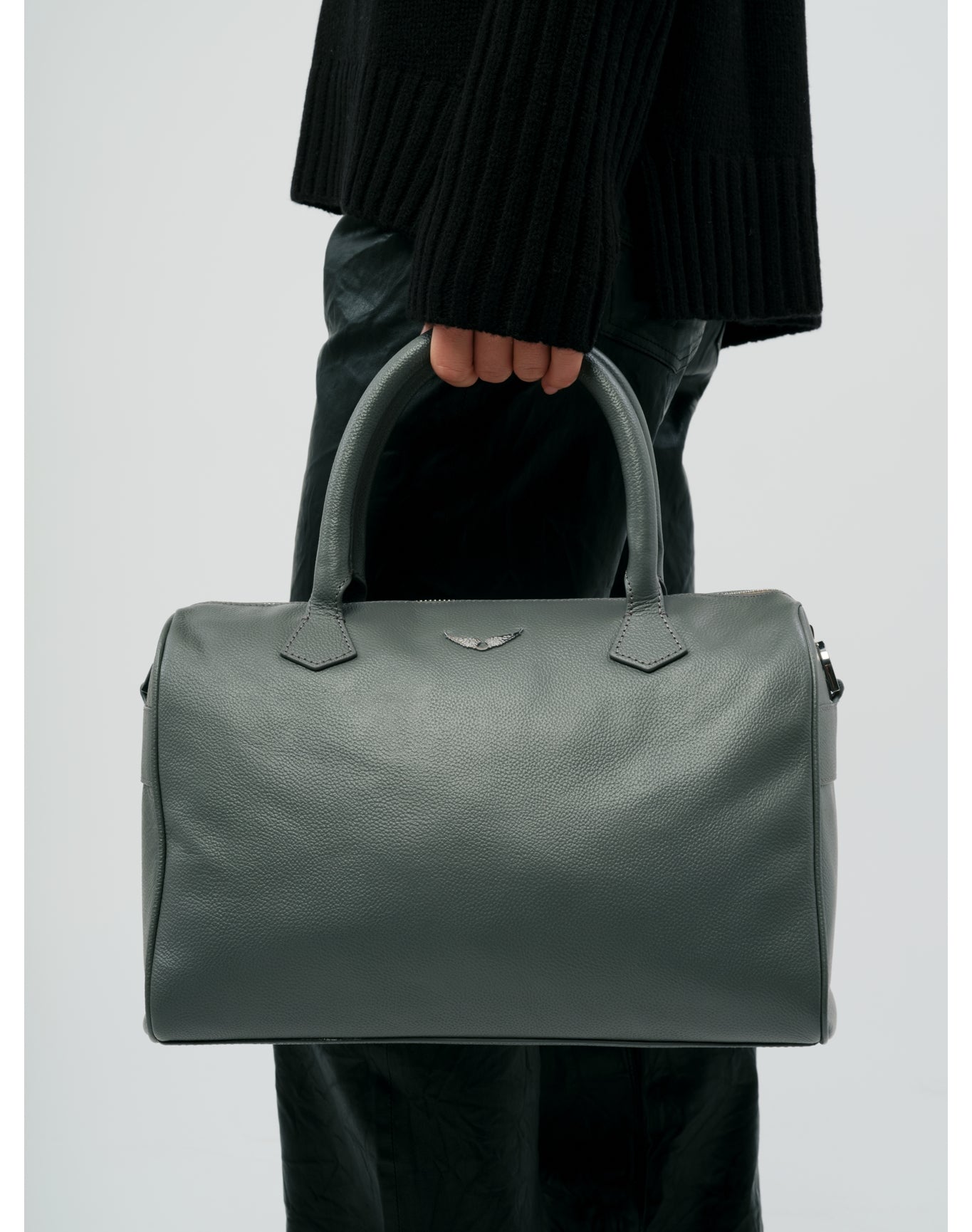 Women | Sunny Medium Wings Grained Leather | Road