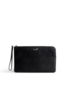 Women | Uma Wings Grained Leather | Noir