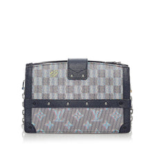 Louis Vuitton Pre-Owned Monogram Damier Pop Trunk Clutch | Women | Gray x Blue