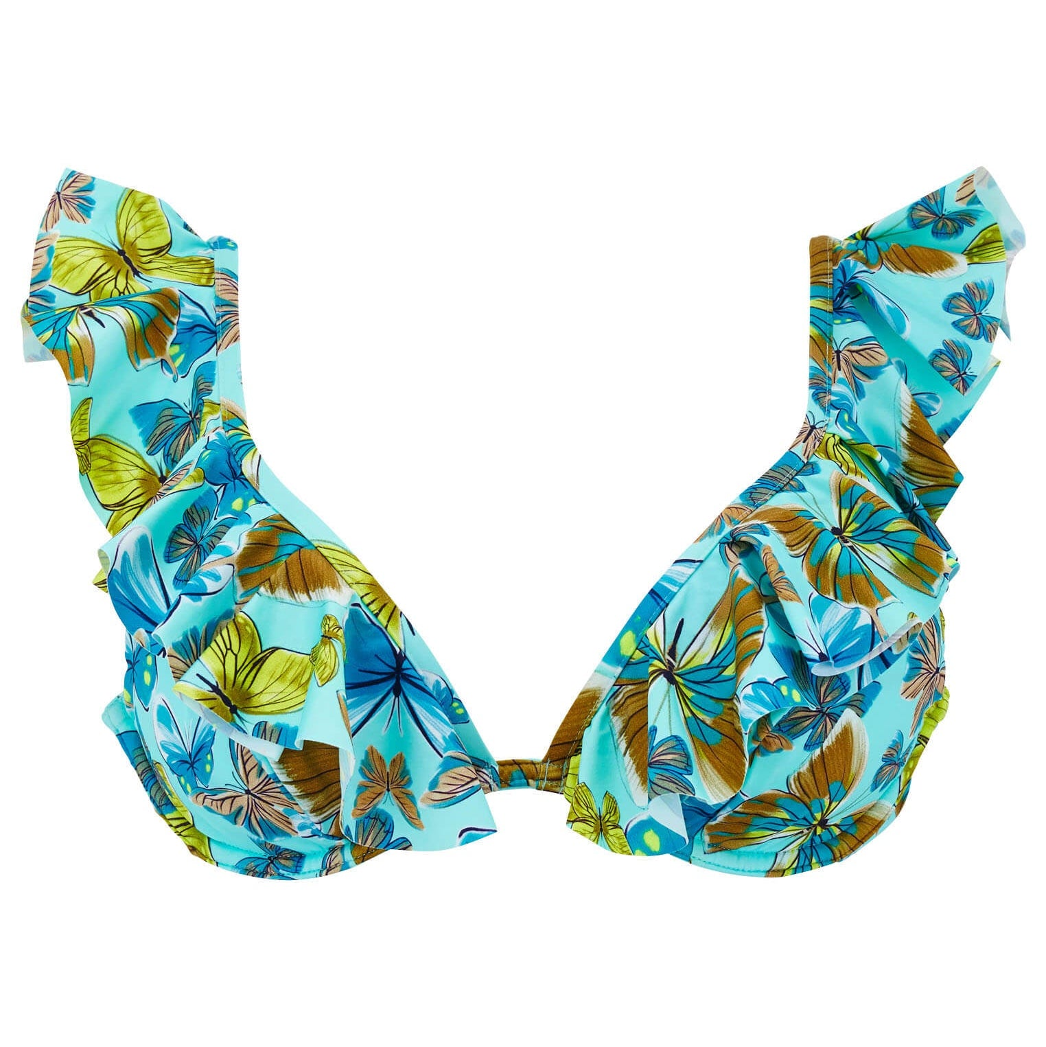 Women | Butterfly All Over Swim Top | Spray Lagoon