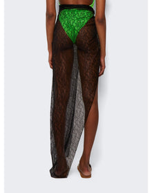 LaQuan Smith | Women | Maxi Skirt With Wrap Hip Detail | Black