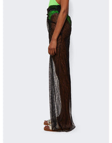 LaQuan Smith | Women | Maxi Skirt With Wrap Hip Detail | Black