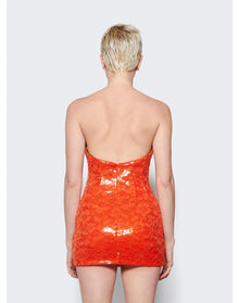 LaQuan Smith | Women | Strapless Mini Dress | Orange