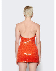 LaQuan Smith | Women | Strapless Mini Dress | Orange