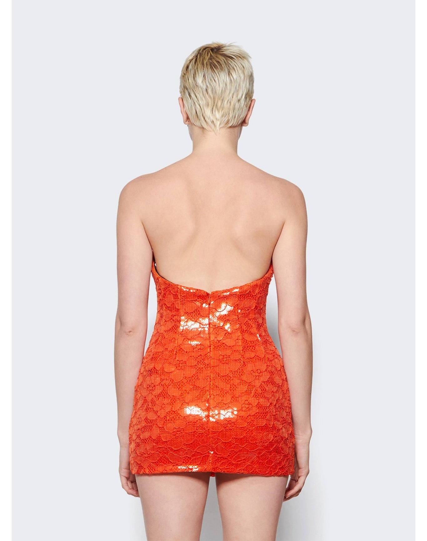 LaQuan Smith | Women | Strapless Mini Dress | Orange