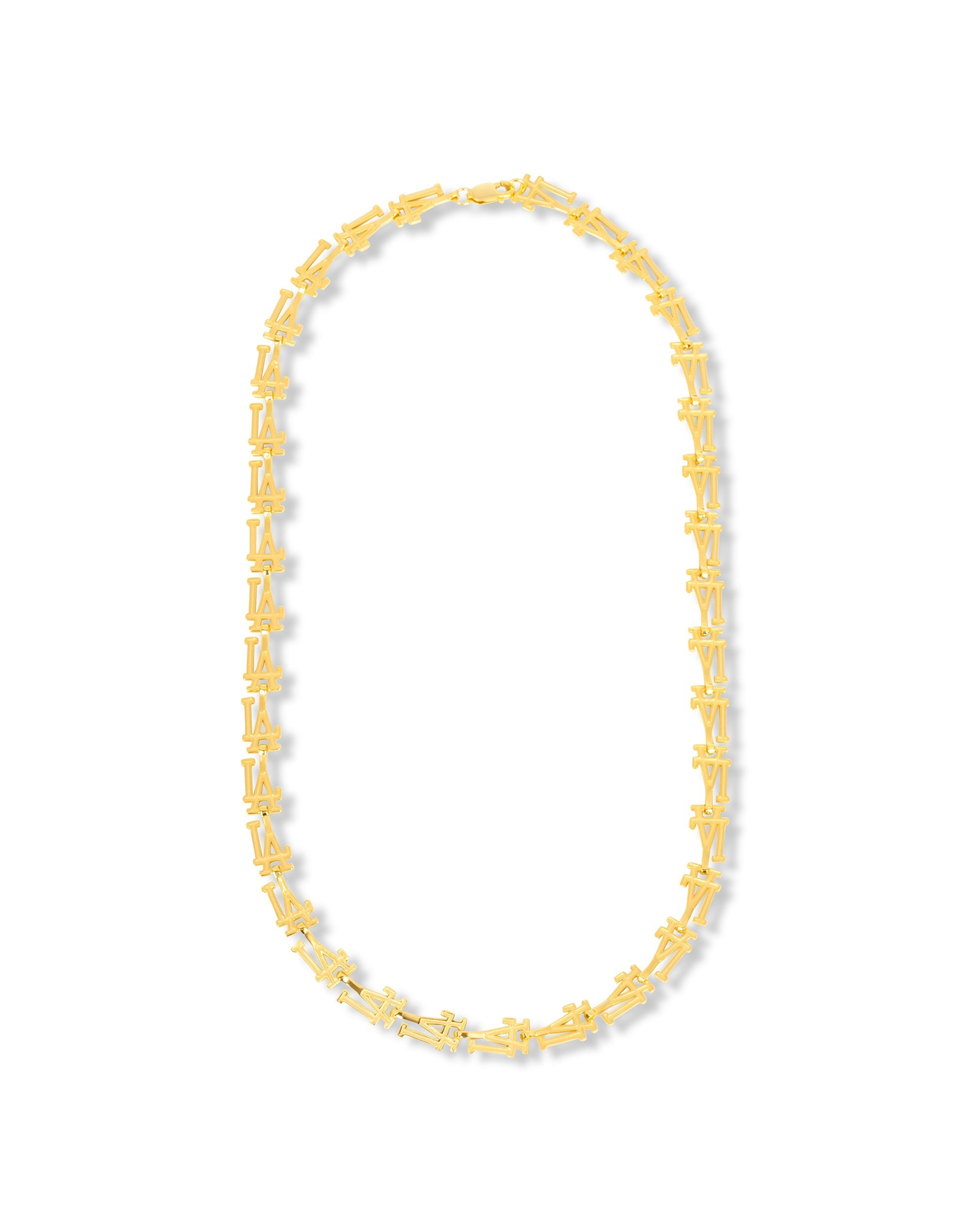 La Dodgers Cut Necklace | Gold Vermeil