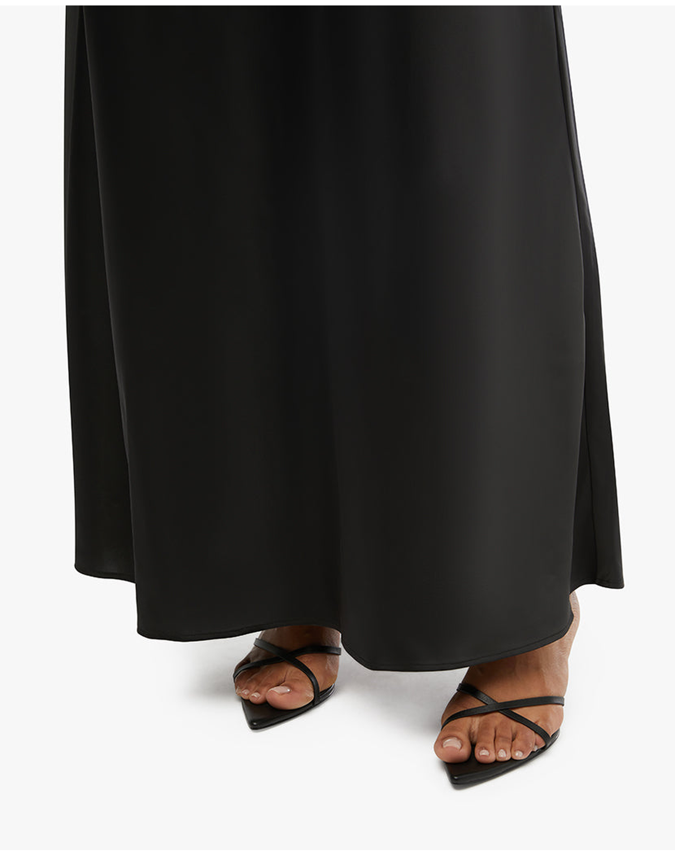 Lace Cup Slip Dress | Black