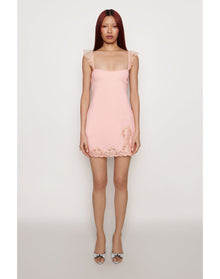 Lace Flutter Mini Dress | Woodrose