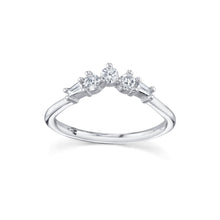 Women | White Diamond Lady Louise Band | 14k White Gold