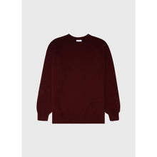 Lambswool Crew Neck Jumper | Men | Maroon