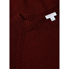 Lambswool Crew Neck Jumper | Men | Maroon