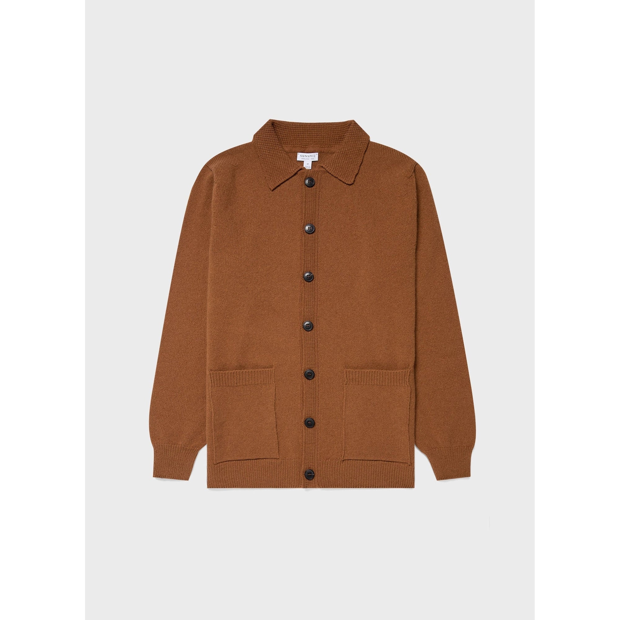 Lambswool Jacket | Men | Dark Camel