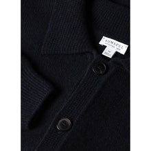 Lambswool Jacket | Men | Dark Navy Mouline