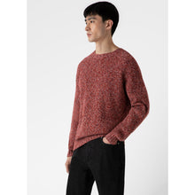 Lambswool Textured Jumper | Men | Magma Twist