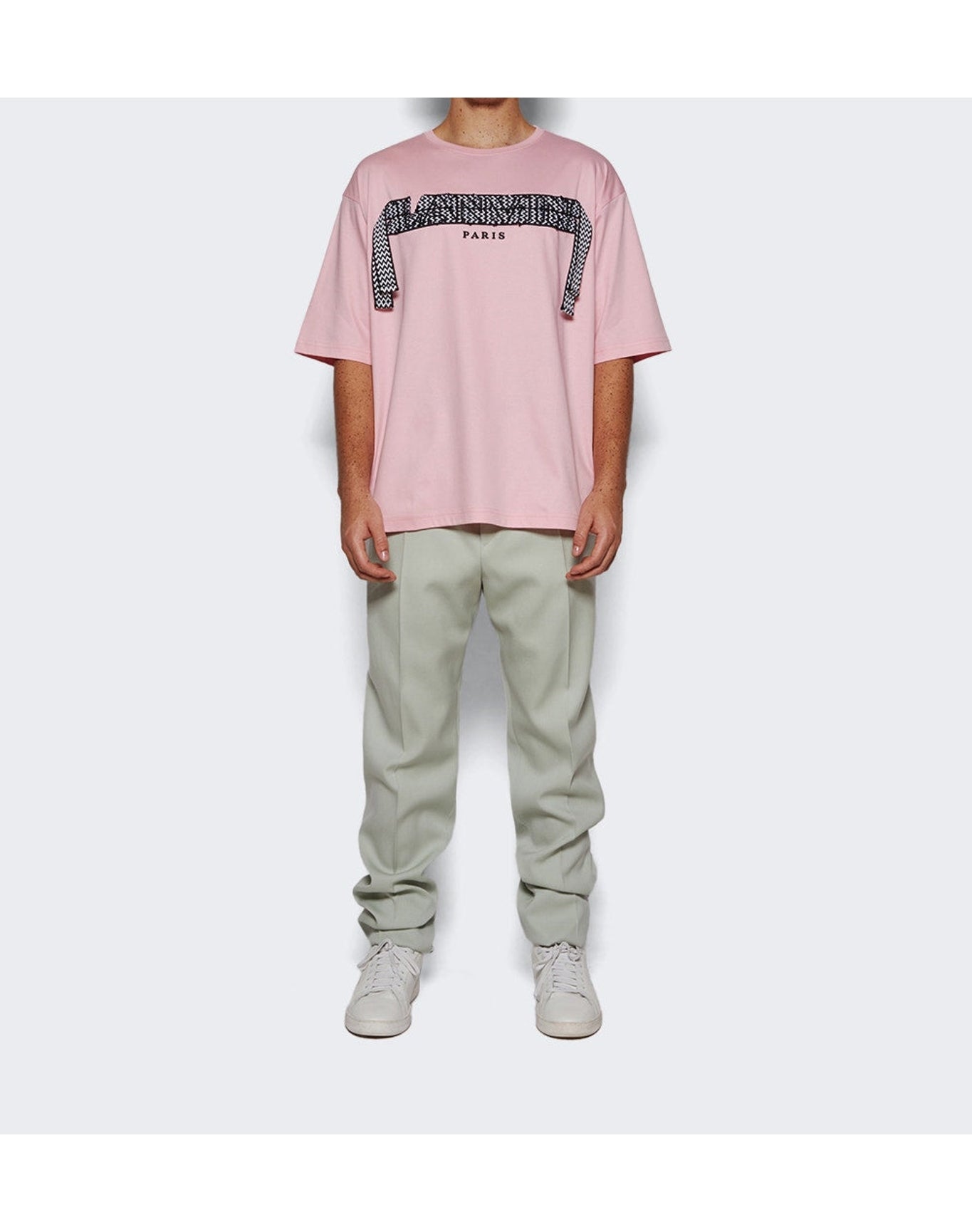 Lanvin | Men | Straight Leg Pants | Sage Green