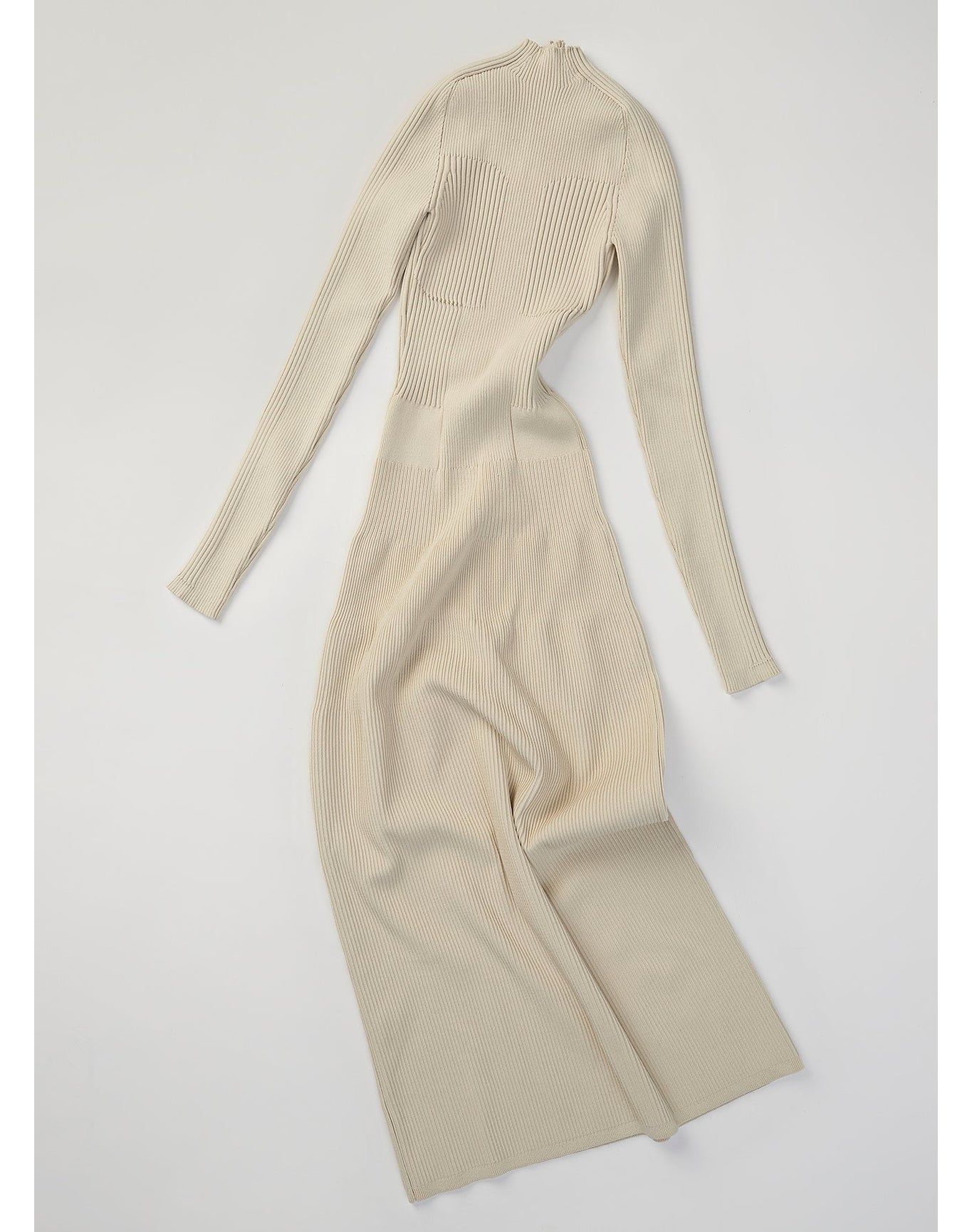Lara Eco Stretch | Cut-Out Back Dress | Cream