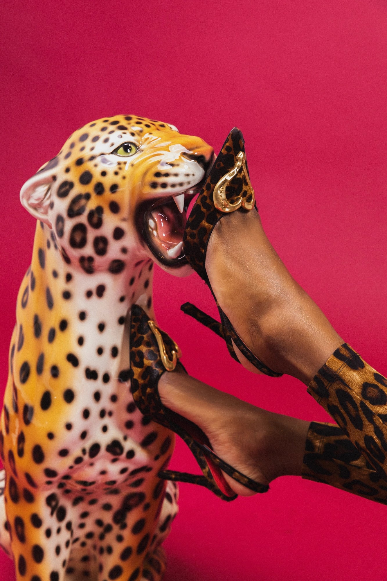 Amore Pump Natural Haircalf | Leopard