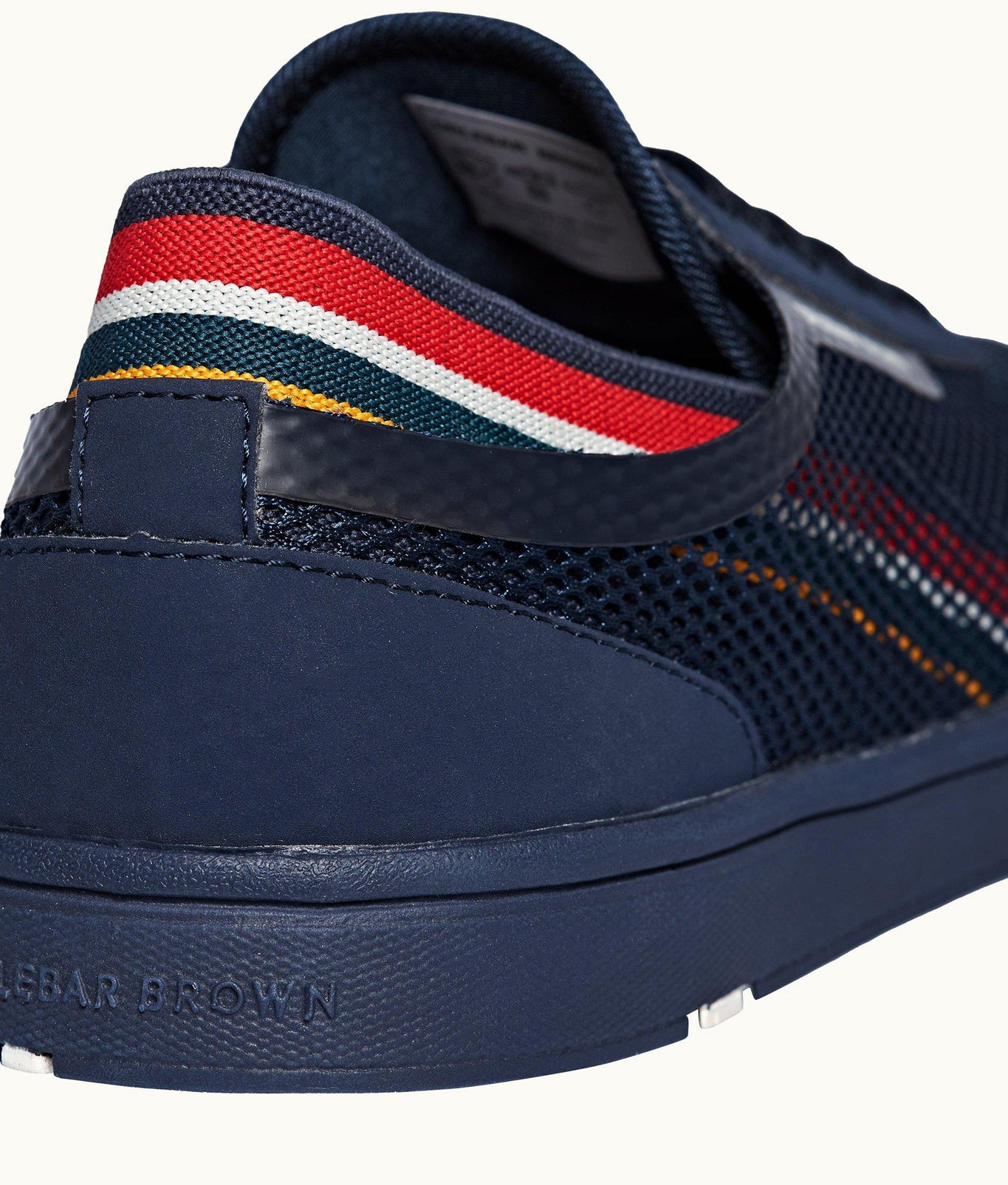 Larson Stripe O.B Stripe You Can Swim In Shoes | Navy/Orange