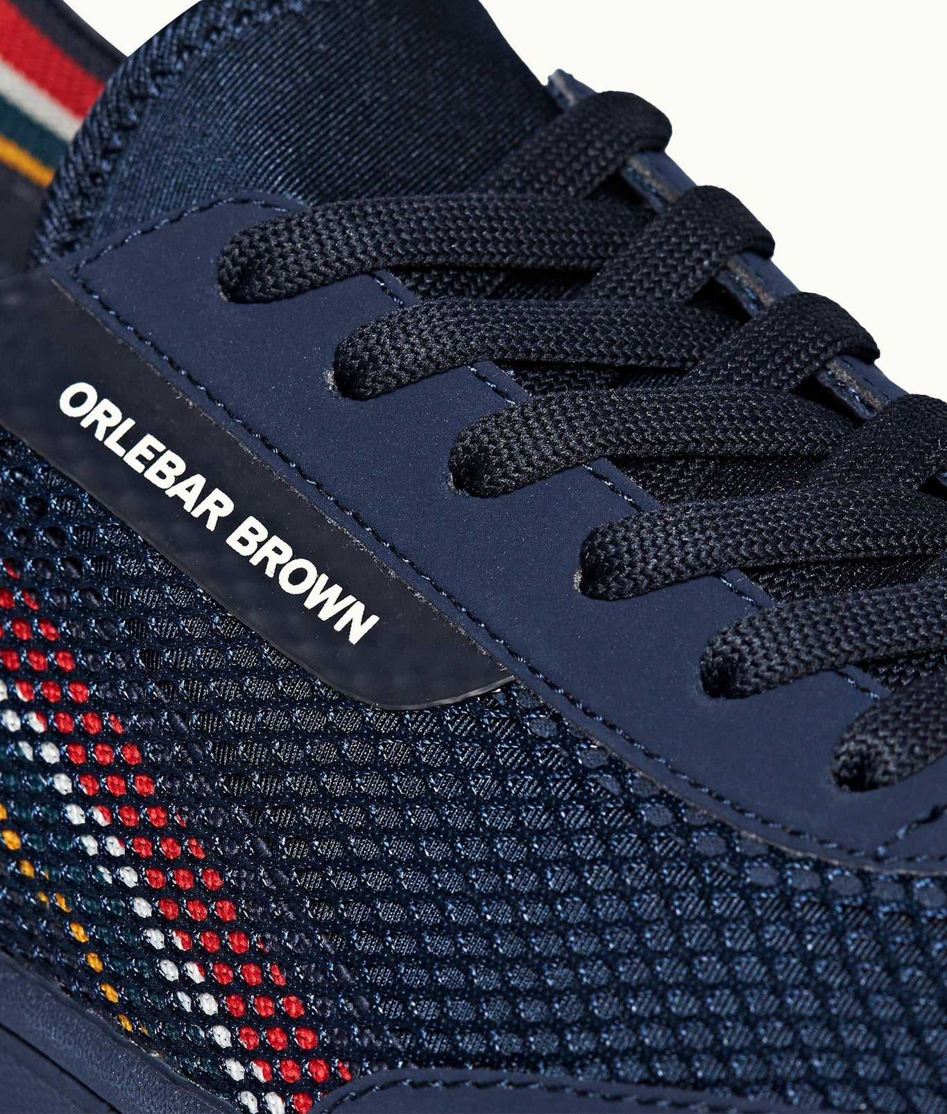 Larson Stripe O.B Stripe You Can Swim In Shoes | Navy/Orange