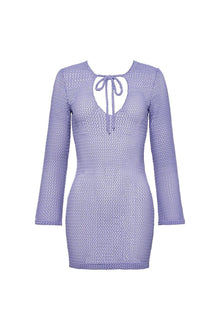 Lilac Cover Up Dress | Lavender Crochet