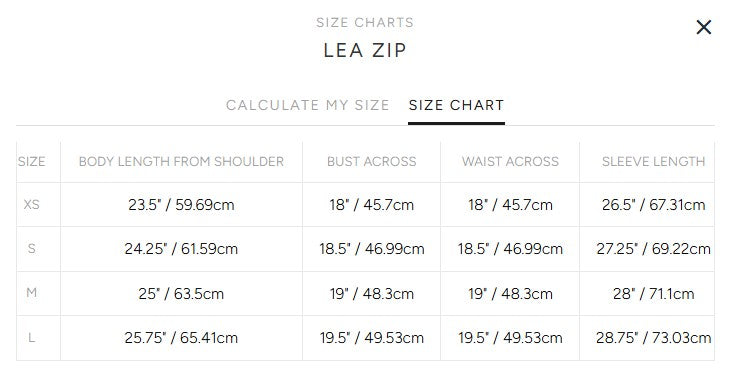 Lea Zip | Black
