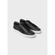 Leather Tennis Shoes | Women | Black