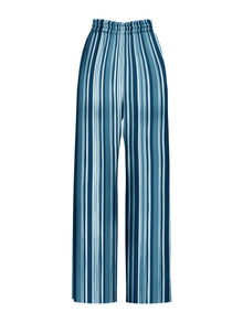Leer Pants | Rayas Blu