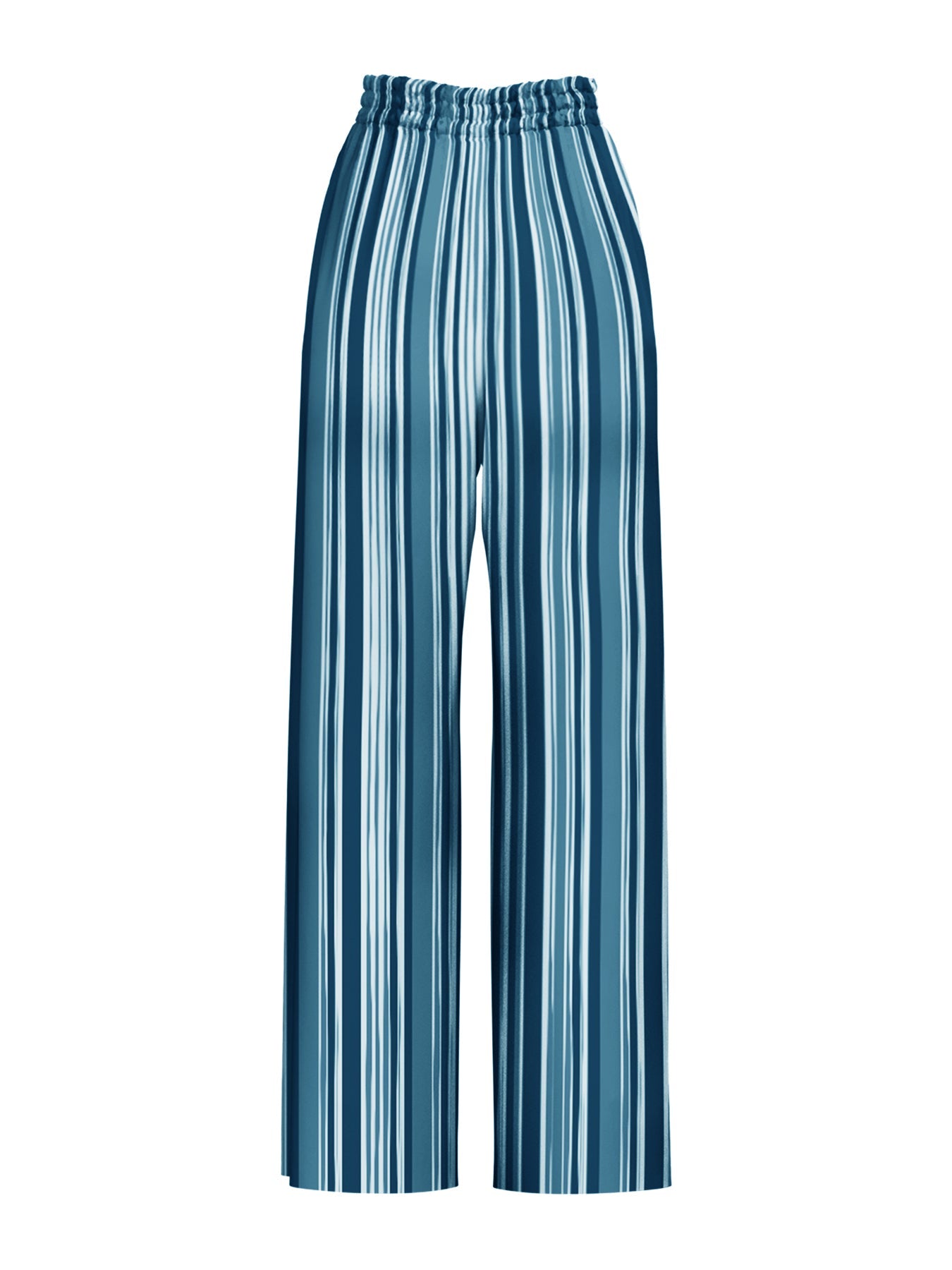 Leer Pants | Rayas Blu