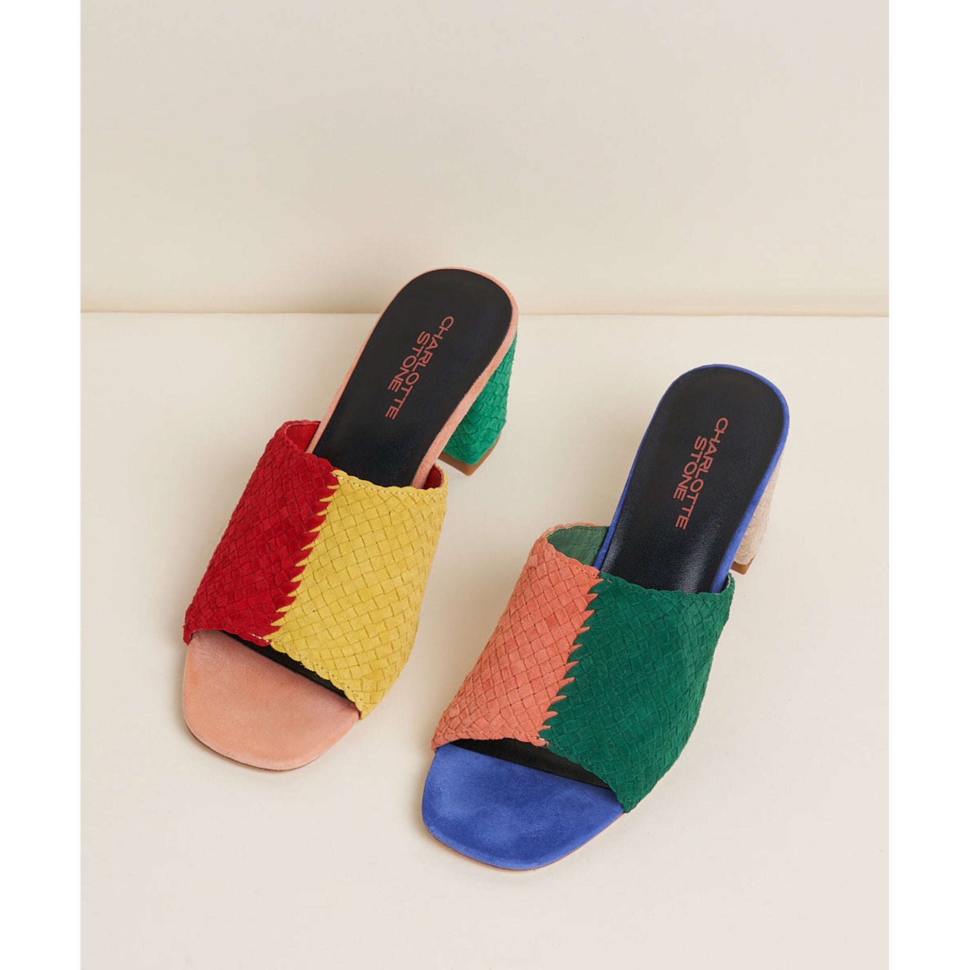 Lenu Woven Block Heel Mule | Kingston