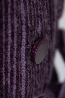 Lesse Cardigan | Aubergine