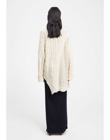 Leto | Rustic Sweater | Creme