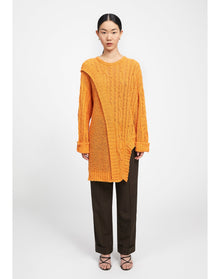 Leto | Rustic Sweater | Orange