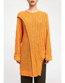 Leto | Rustic Sweater | Orange