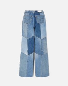 Levi's Raw Patched Wide Leg | Indigo Patch