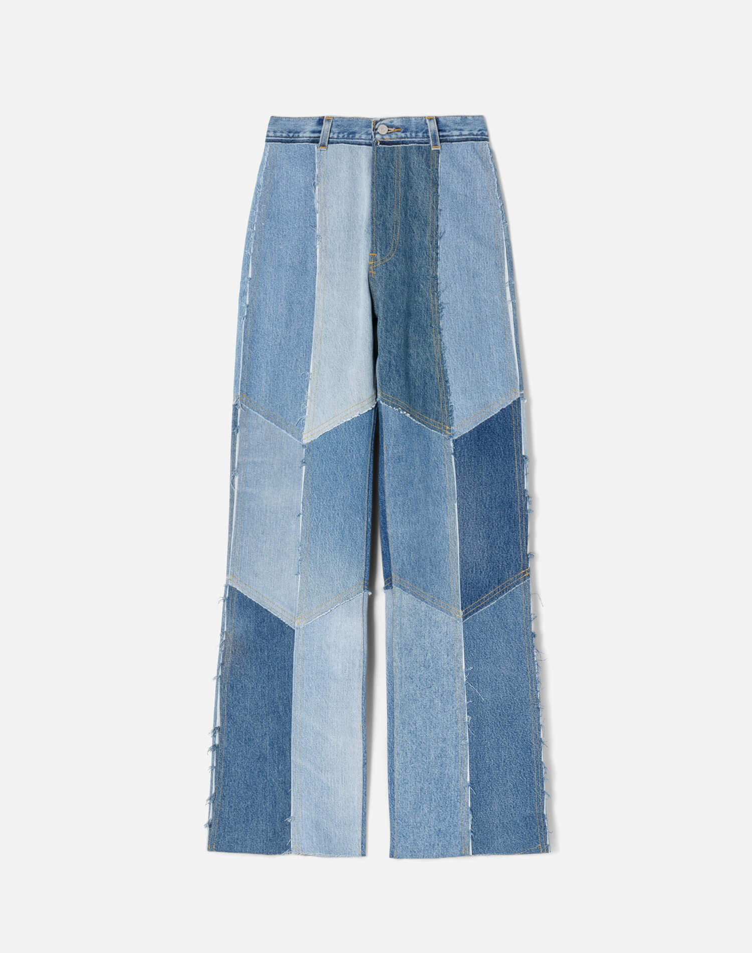 Levi's Raw Patched Wide Leg | Indigo Patch