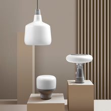 Smooth Lamp With Stone Base | Clear Crystal/Stone