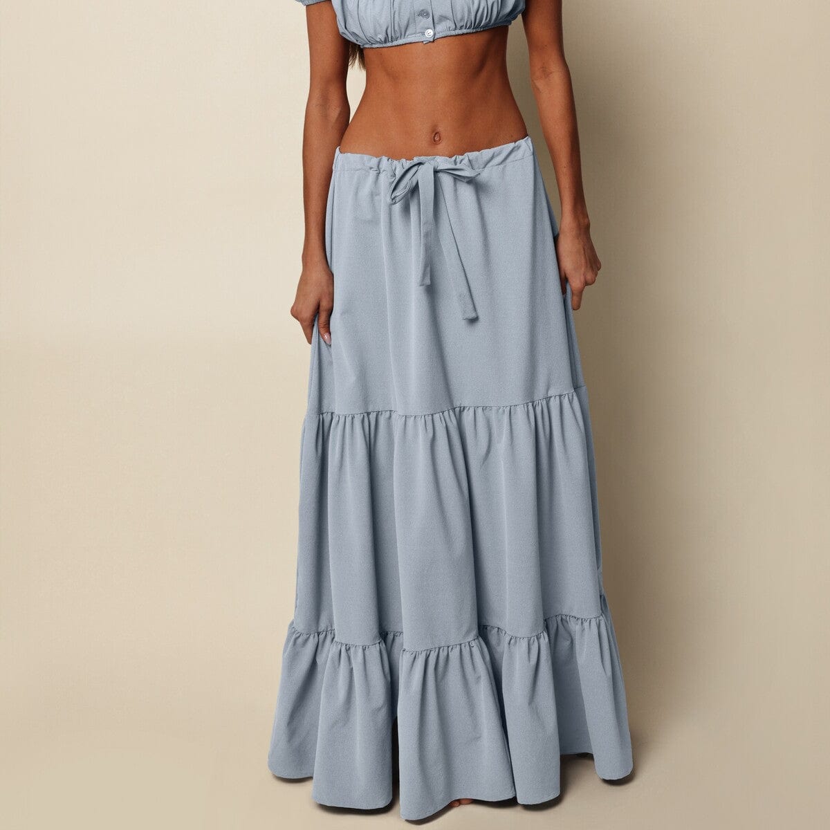 Women | Cottage Skirt | Light Denim