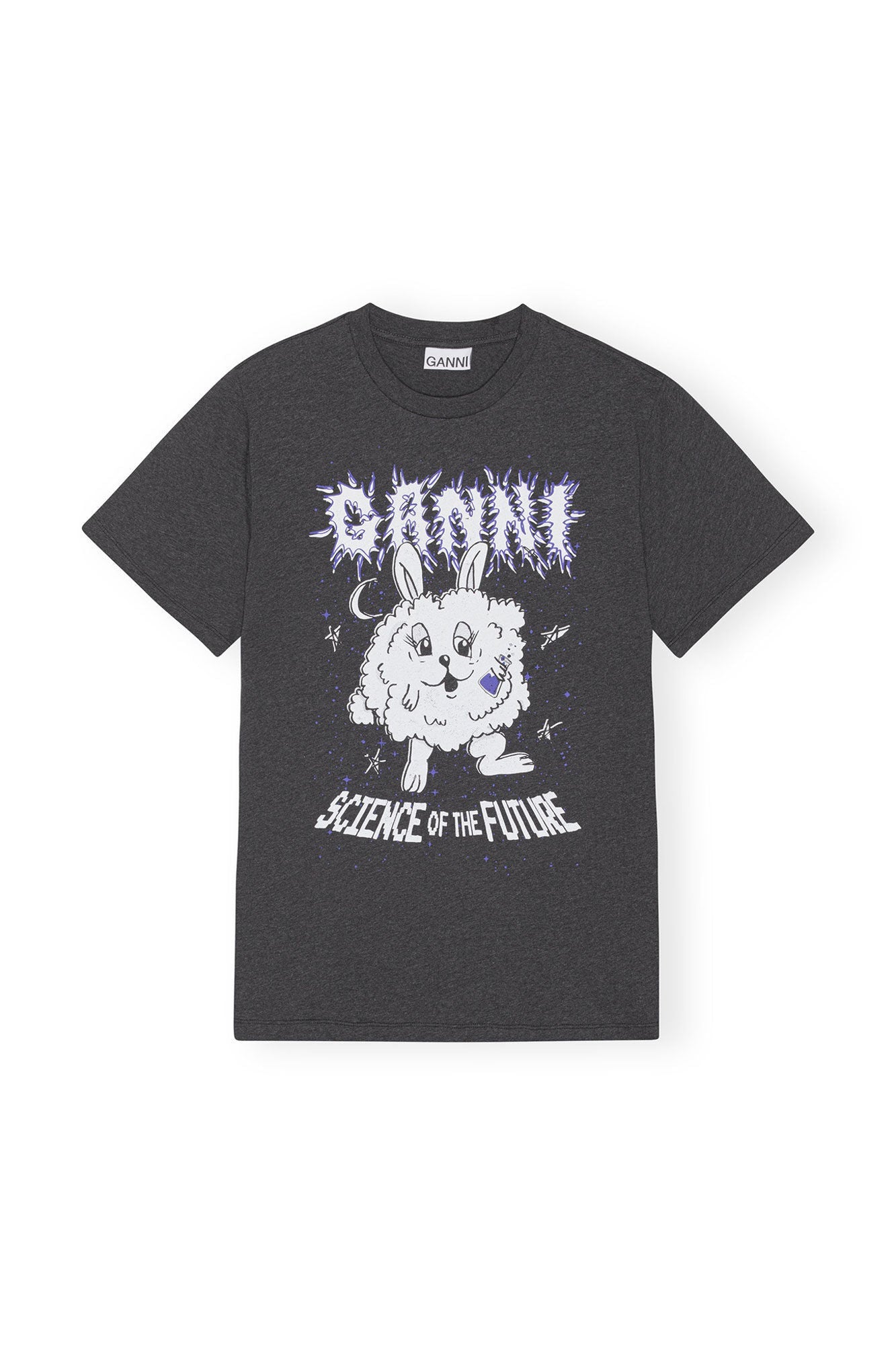 Light Purple Bunny Relaxed T Shirt | Phantom